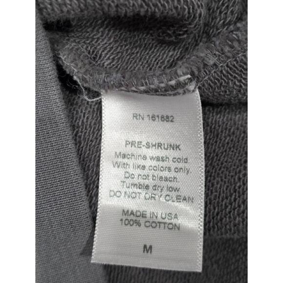 Asher RELAXED PULLOVER SWEATSHIRT Y2K cotton Vintage Gray Medium A004176 - Picture 4 of 6